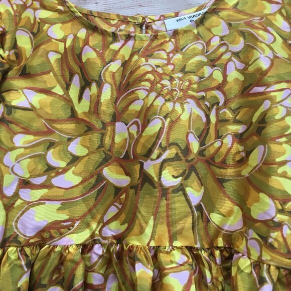 NEW WITH TAGS KIKA VARGAS FOR TARGET MUM FLORAL PUFF SLEEVE MINI DRESS - Picture 7 of 12